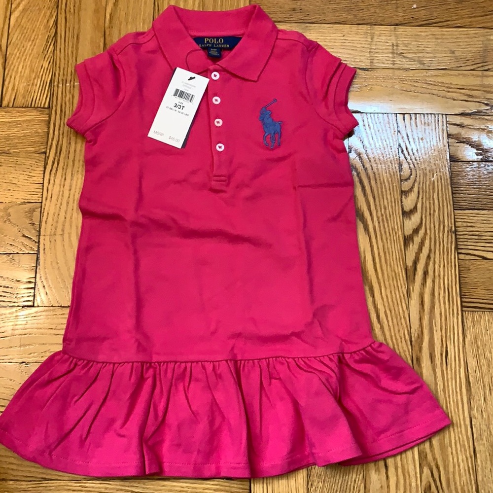 Polo Ralph Lauren pink polo dress3/3t